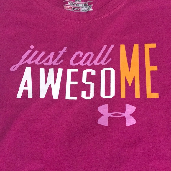 Girls Underarmour short sleeve tee - Picture 3 of 3